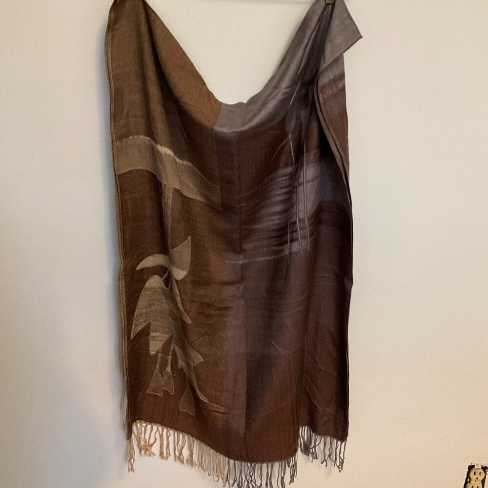 Brand New Pashmina, brown, one size